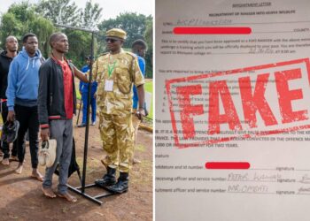 Kenyans Warned of Fake KWS Recruitment Letters