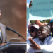 A collage of doctors holding protest in the street and President William Ruto. PHOTO/ Courtesy