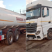 A photo collage of fuel tankers found behind Shell petrol station off Lunga Road, Nairobi. PHOTO/DCI.