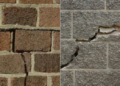 A collage of cracked walls. PHOTO/ Courtesy