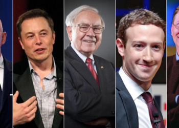 A photo collage of World billionaires. PHOTO/COURTESY