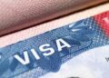 Photo of a U.S Visa. PHOTO/Courtesy.