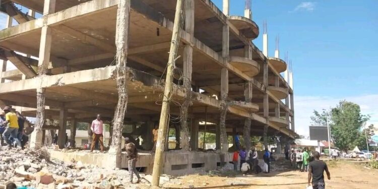 Bungoma Building Set for Demolition Collapses
