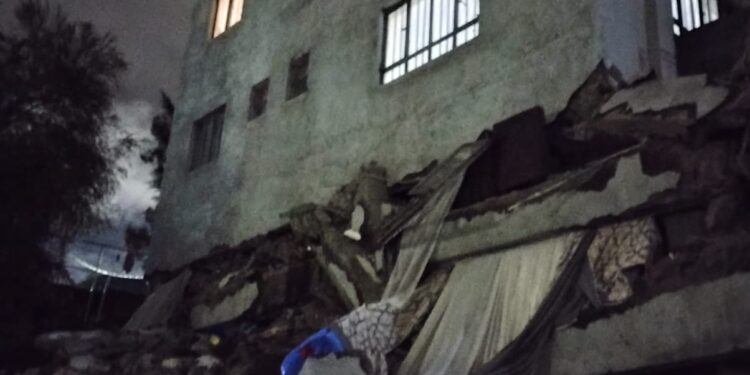 Espsom Apartments in Uthiru that collapsed on the night of May 7, 2024. PHOTO/Courtesy.