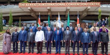 African Heads of States at the World Bank IDA African Heads of State Summit held at KICC in Nairobi on April 29,2024. Photo/PCS
