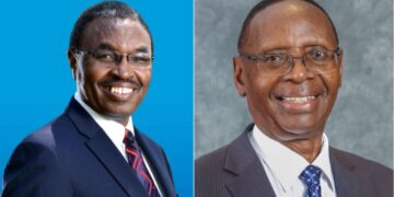 Incoming and Outgoing Chairman of Family Bank