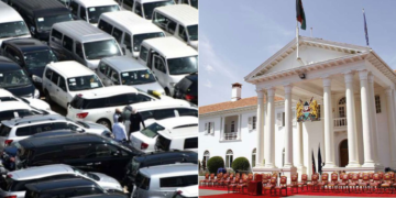 A photo collage of State House and motor vehicles on sale. PHOTO/Courtesy.