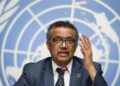 WHO Secretary General World Health Organization (WHO) Director-General Tedros Adhanom Ghebreyesus during a press conference following an International Health Regulations Emergency Committee on an Ebola outbreak in the Democratic Republic of the Congo. [AFP]