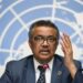 WHO Secretary General World Health Organization (WHO) Director-General Tedros Adhanom Ghebreyesus during a press conference following an International Health Regulations Emergency Committee on an Ebola outbreak in the Democratic Republic of the Congo. [AFP]