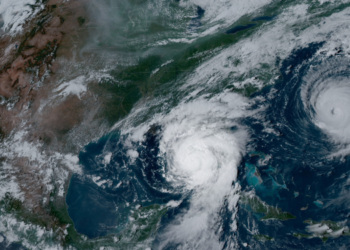 Satellite picture of Hurricane idalia approaching The western coast of Florida 
Photo/Image courtesy :NOAA (X)