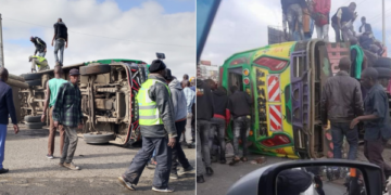 Jogoo Road Accident: Matatu Full of Passengers Rolls