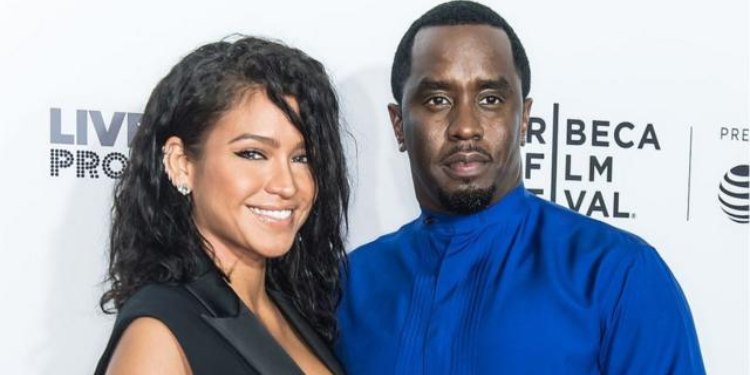 Pat photo of P Diddy and Cassie at an event. Photo/Courtesy