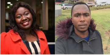 A photo collage of former Citizen TV journalist Kimani Mbugua and former NTV journalist Eunice Omollo NTV. PHOTO/Courtesy.