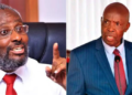 Side to side image of UoN Vice Chancellor Stephen Kiama (Left) and Education Cabinet Secretary Ezekiel Machogu (Right). Photo/Courtesy