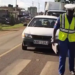 Police Stops Traffic to Teach Pupils How to Cross the Road