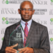 CBK Governor Dr. Kamau Thugge, CBS, receiving the Central Bank Governor of the Year award by African Bankers magazine.