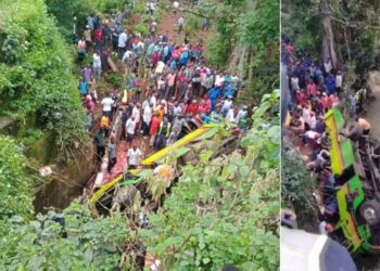 Bus from Ongata Rongai plunges into river Mbagathi