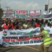 Members Nigeria Labor Unions Protest