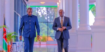 President William Ruto and DP Rigathi Gachagua. Photo/PCS