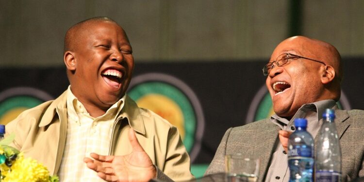 Economic Freedom Fighters (EFF) leader Julius Malema