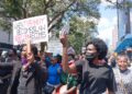 Protestors in Nairobi on June 25 2024. PHOTO/ TKT