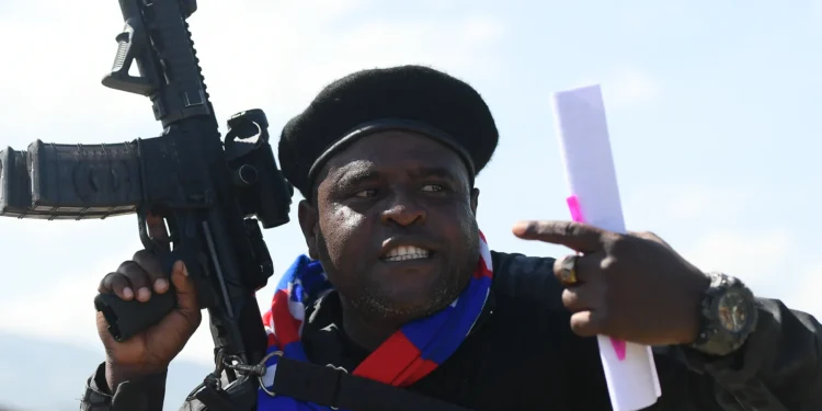 Haiti gang leader Jimmy Chérizier, nicknamed Barbecue. PHOTO/Courtesy.