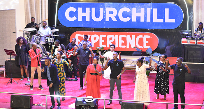 Performance during the launch of Churchill Show move to TV47 at MKU. PHOTO/Courtesy.