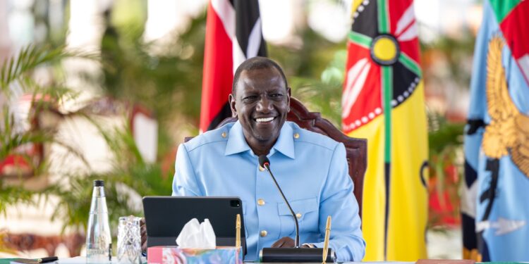 President William Ruto during a cabinet meeting on June 13,2024. PHIOTO/PCS. Taxes