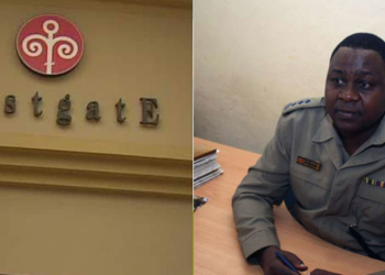 A photo collage of former OCS Stephen Lelei and reopened Westgate Mall.PHOTO/Courtesy.