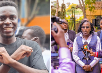 A side-to-side photo of Influencer Crazy Nairobian (left) and LSK President Faith Odhiambo (right). Photo/Courtesy