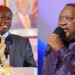 A side-to-side photo of former President Uhuru Kenyatta (right) and Deputy President Rigathi Gachagua (left). Photo/Uhuru-Gachagua (X).