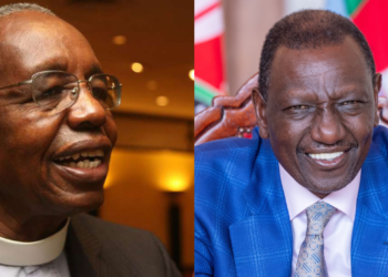 A side-to-side photo of Reverend Timothy Njoya (left) and President William Ruto (right). Photo/Courtesy