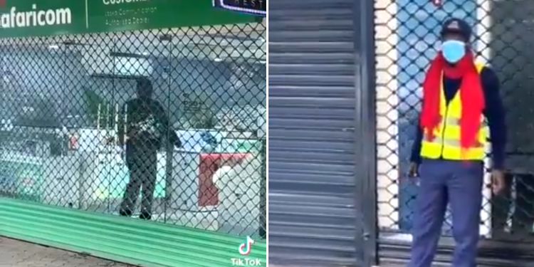  Safaricom Shop Criticized for Locking Out Watchman 