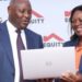 Equity Group Managing Director and CEO, Dr. James Mwangi with Group Executive Director, Mary Wangari. PHOTO/Courtesy