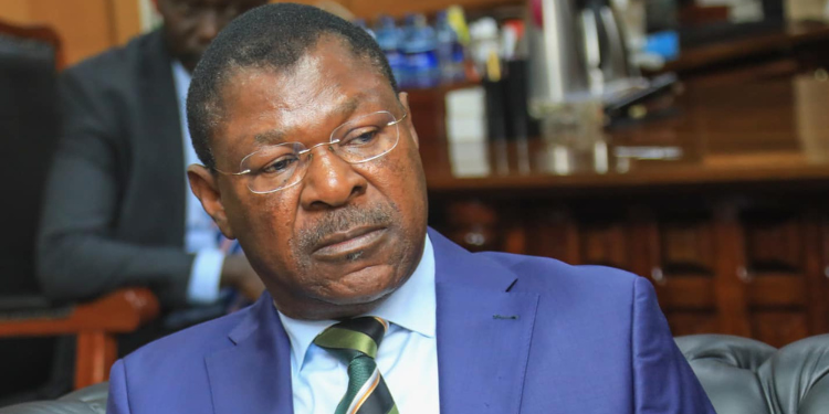 Speaker of the National Assembly, Moses Wetang’ula. Photo\Courtesy