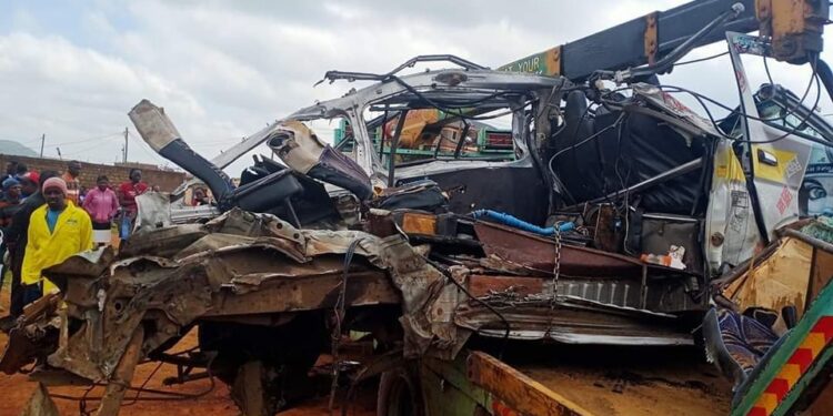 10 Dead Reported as Lorry Rams Matatu Full of Passengers