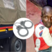 A collage of a police van and the convict rearrested after escaping from a Nakuru hospital.