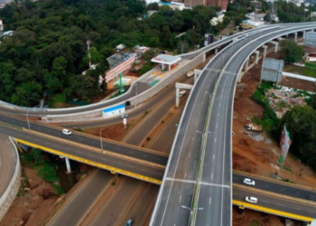 Nairobi Expressway along Waiyaki Way, Westlands. PHOTO/ Courtesy