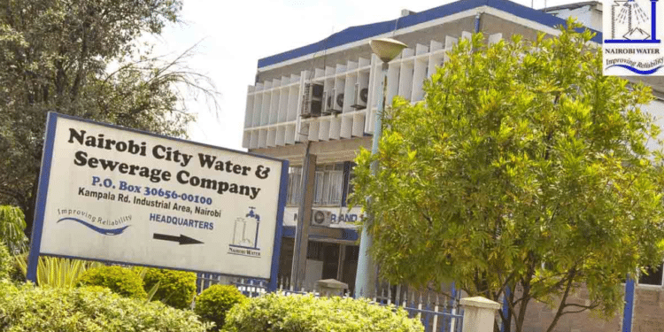The Nairobi City Water & Sewerage Company. Photo/Courtesy