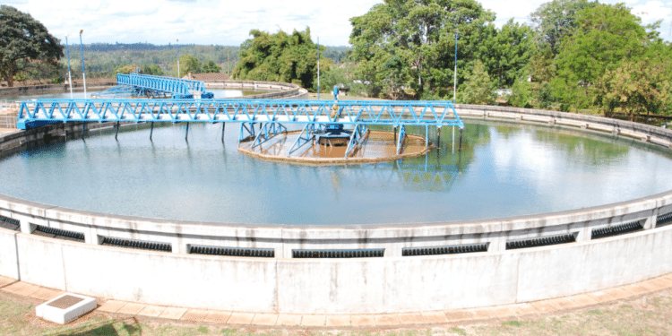 Water treatment at Nairobi City Water & Sewerage Company. Photo/Nairobi water