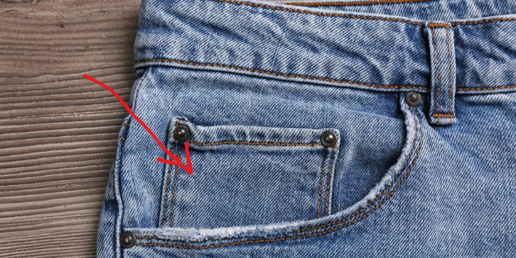 A Photo of the tiny pocket in jeans. Photo/Courtesy