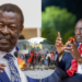 Side to side photo of Prime CS Musalia Mudavadi and President William Ruto. Photo/PCS