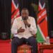 President Uhuru Kenyatta when he addressed the Mount Kenya nation on Sunday night.Photo/State House Kenya