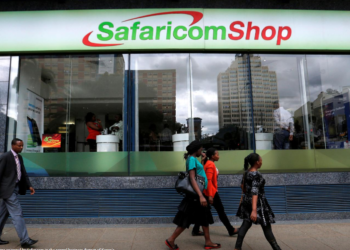 A mobile phone care center operated by Safaricom in the central business district of Kenya's capital Nairobi. - Photo/Courtesy REUTERS/Thomas Mukoya