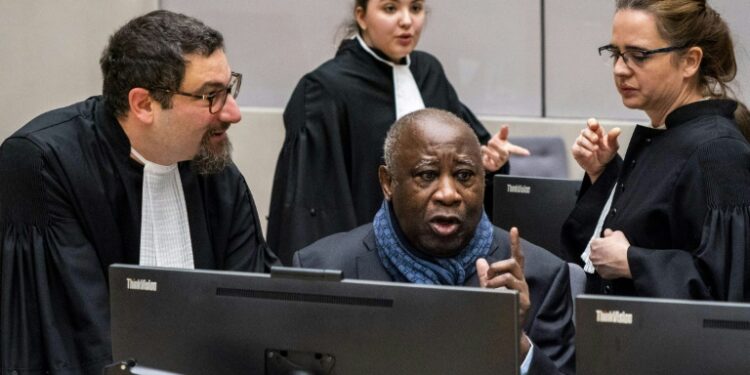 AFP | Laurent Gbagbo, shown here at the ICC in February, has said he would return home if cleared
