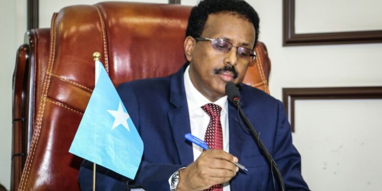 Somali President Mohamed Abdullahi Mohamed agreed to hold a fresh vote | AFP