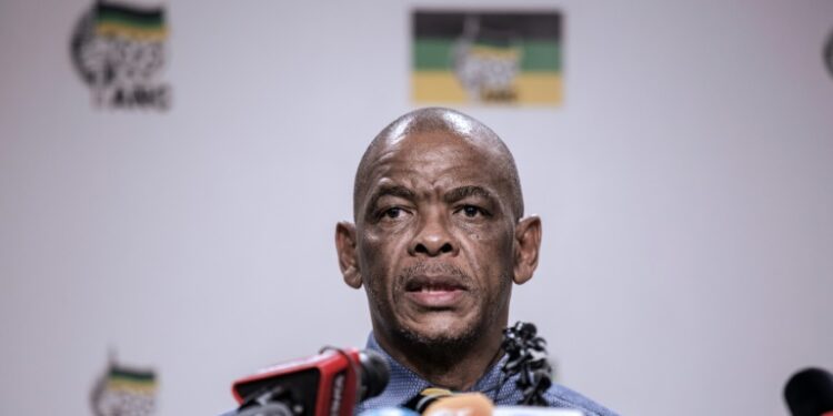 Firing back: Suspended ANC boss Ace Magashule | AFP