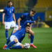 Marco Verratti (bottom) missed Italy's Euro 2020 opener with a knee injury | AFP