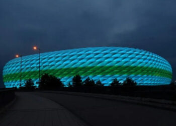 ayern Munich's home games have mainly been played behind closed doors at the Allianz Arena since March 2020 | AFP