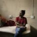 "We live in fear but I don't have a choice": Nomvelo Nqubuko at the Helen Joseph Women's Hostel in Alexandra township | AFP